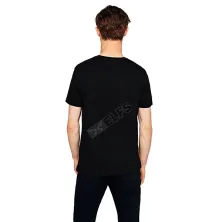 KAOS POLOS Vneck Pria Katun Tshirt Combed 20S Slimfit Basic Hitam