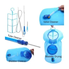 TAS OLAHRAGA Water Bladder Cleaning Kit 4in1  Alat Pembersih Kantong Air Biru Tua
