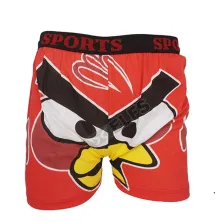 BOXER MOTIF Celana Dalam Pendek Pria Boxer Katun Angry Birds Cd Kolor Merah Cabe 