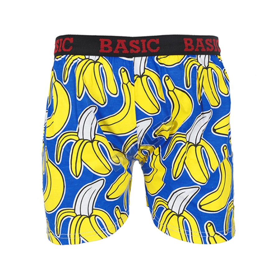 BOXER MOTIF Boxer Pria Dewasa Celana Dalam Santai Banana Pattern Biru Tua 1 xk_banana_patten_bt_0