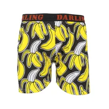 BOXER MOTIF Boxer Pria Dewasa Celana Dalam Santai Banana Pattern Hitam