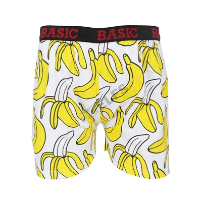 BOXER MOTIF Boxer Pria Dewasa Celana Dalam Santai Banana Pattern Putih 1 xk_banana_patten_px_0