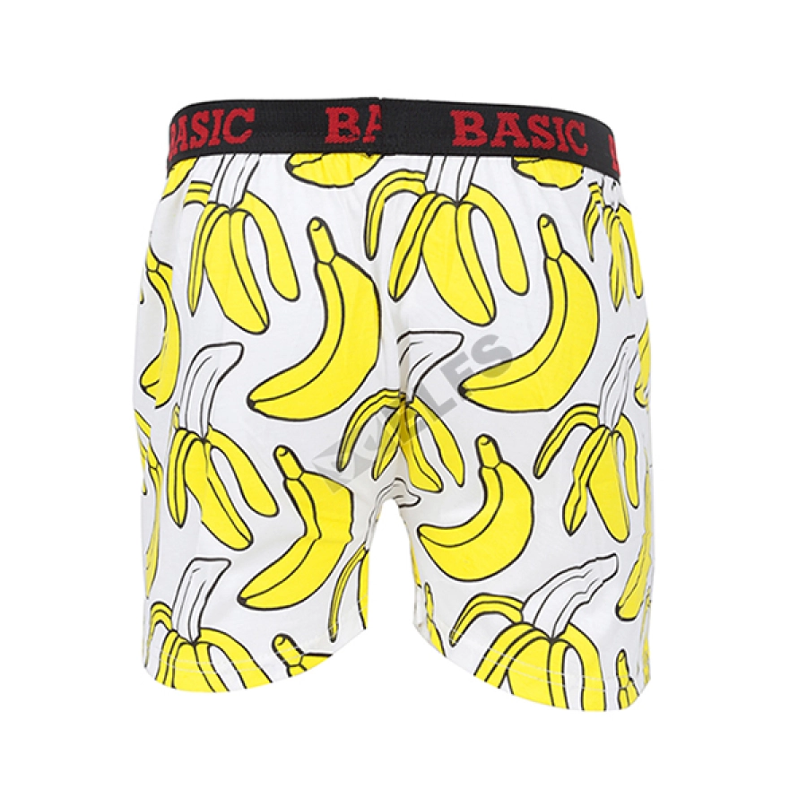 BOXER MOTIF Boxer Pria Dewasa Celana Dalam Santai Banana Pattern Putih 2 xk_banana_patten_px_1