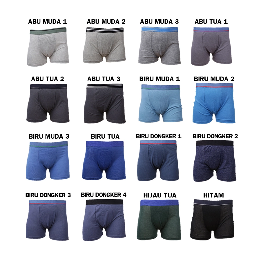 BOXER POLOS Boxer Briefs Katun Pria Import List Celana Dalam CD Kolor Biru Muda 2 xk_boxer_briefs_import_list_3pcs_mx1