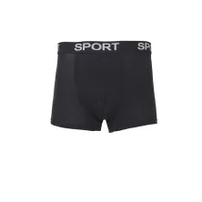 BOXER POLOS Elfs  Boxer Katun Pria Briefs Import Celana Dalam Sport Abu Tua