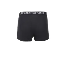 BOXER POLOS Elfs  Boxer Katun Pria Briefs Import Celana Dalam Sport Abu Tua