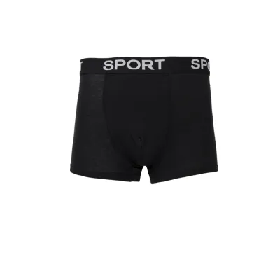 BOXER POLOS Elfs - Boxer Katun Pria Briefs Import Celana Dalam Sport Hitam 1 xk_boxer_briefs_import_sport_hx0