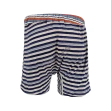 BOXER POLOS Celana  Dalam Pria Boxer Spandek Salur Biru Dongker