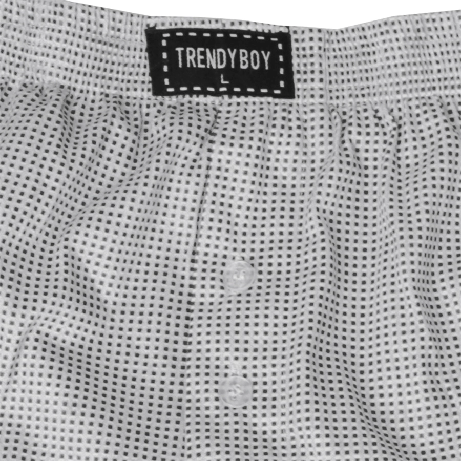 BOXER MOTIF Boxer Katun Pria Import Motif Fashion Celana Dalam Pendek Stretch Santai Dot 01 Hitam 3 xk_boxer_import_motif_dot_01_hx2_copy