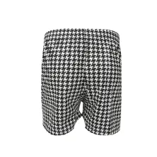 BOXER MOTIF Elfs  Boxer Katun Pria Import Motif Fashion Celana Dalam Pendek Stretch Santai Houndstooth Hitam