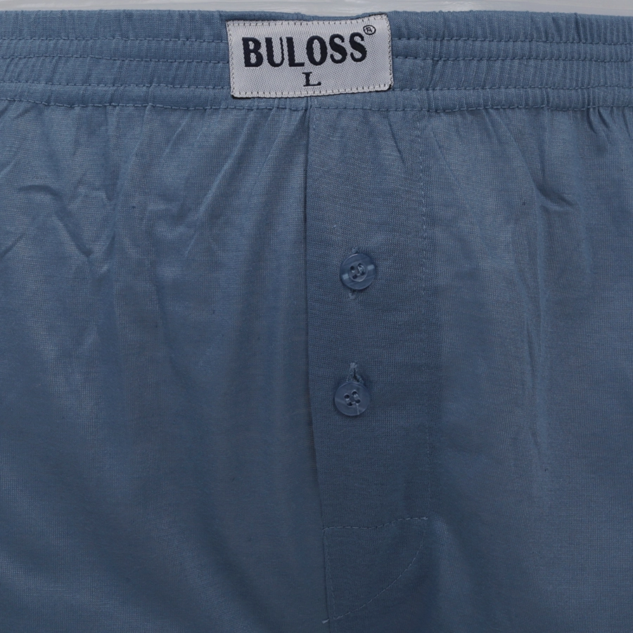 BOXER POLOS Boxer Katun Pria Import Polos Celana Dalam Pendek Stretch Santai Biru Tua 3 xk_boxer_import_simple_bt2