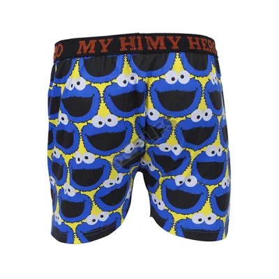 BOXER MOTIF Boxer Pria Dewasa Celana Dalam Santai Elmo Many Kuning Tua 2 xk_elmo_many_kt_1