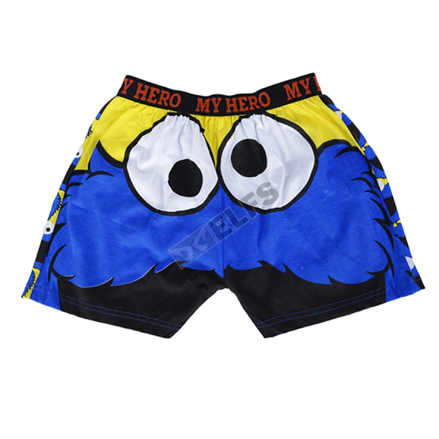 BOXER MOTIF Boxer Pria Dewasa Celana Dalam Santai Elmo Many Kuning Tua 3 xk_elmo_many_kt_2