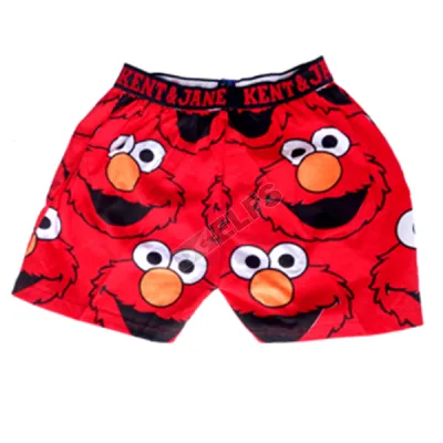 BOXER MOTIF Boxer Pria Dewasa Celana Dalam Santai Elmo Merah Cabe 2 xk_elmo_mc_1