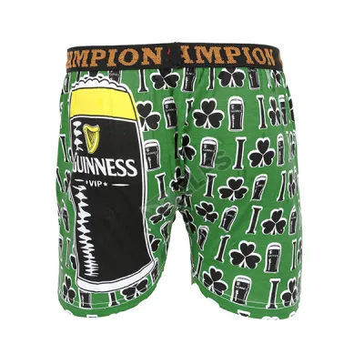 BOXER MOTIF Boxer Pria Dewasa Celana Dalam Santai Guinness VIP Hijau Tua 2 xk_guinness_vip_it_1