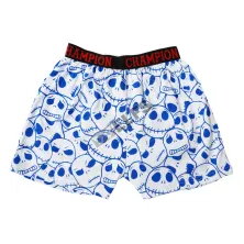 BOXER MOTIF Boxer Pria Dewasa Celana Dalam Santai Jack Skellington Biru Tua