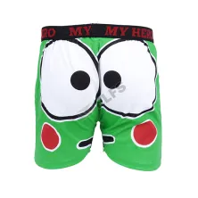 BOXER MOTIF Boxer Pria Dewasa Celana Dalam Santai Kartun Keropi Hijau Tua