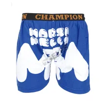 BOXER MOTIF Boxer Pria Dewasa Celana Dalam Santai Marshmellow Biru Tua