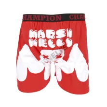 BOXER MOTIF Boxer Pria Dewasa Celana Dalam Santai Marshmellow Merah Cabe