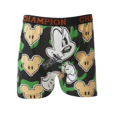 BOXER MOTIF Boxer Pria Dewasa Celana Dalam Santai Mickey Mouse Hijau Tua 1 xk_mickey_mouse_it_0_copy