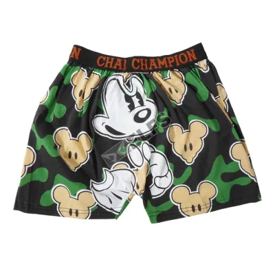 BOXER MOTIF Boxer Pria Dewasa Celana Dalam Santai Mickey Mouse Hijau Tua 2 xk_mickey_mouse_it_1_copy