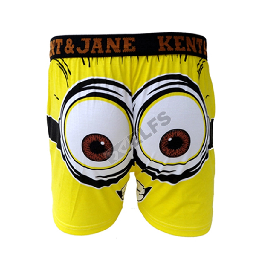 BOXER MOTIF Boxer Pria Dewasa Celana Dalam Santai Minion Kuning Tua 1 xk_minion_kt_0