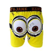 BOXER MOTIF Boxer Pria Dewasa Celana Dalam Santai Minion Kuning Tua