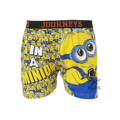 BOXER MOTIF Boxer Pria Dewasa Celana Dalam Santai Minion Many Kuning Tua 1 xk_minion_many_kt_0