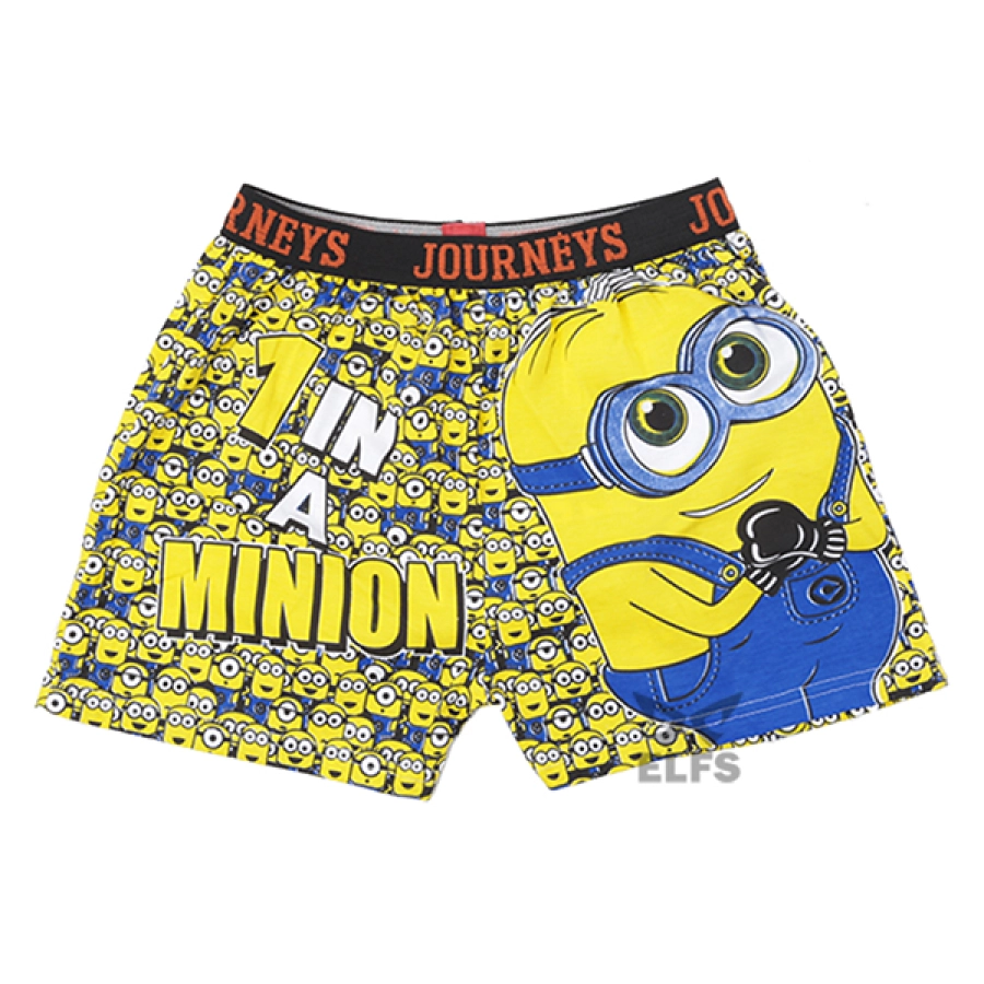 BOXER MOTIF Boxer Pria Dewasa Celana Dalam Santai Minion Many Kuning Tua 3 xk_minion_many_kt_2