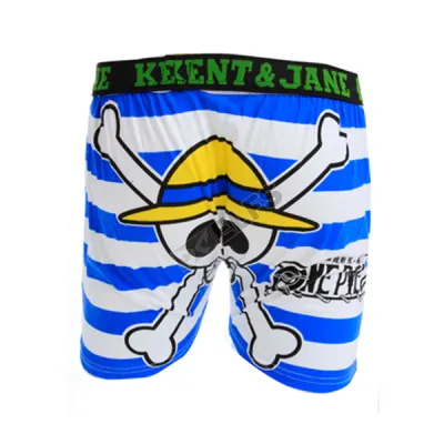 BOXER MOTIF Boxer Pria Dewasa Celana Dalam Santai One Piece Pirates Biru Tua 1 xk_one_piece_pirates_bt_0