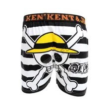 BOXER MOTIF Boxer Pria Dewasa Celana Dalam Santai One Piece Pirates Hitam