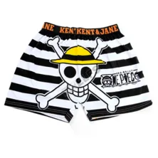 BOXER MOTIF Boxer Pria Dewasa Celana Dalam Santai One Piece Pirates Hitam