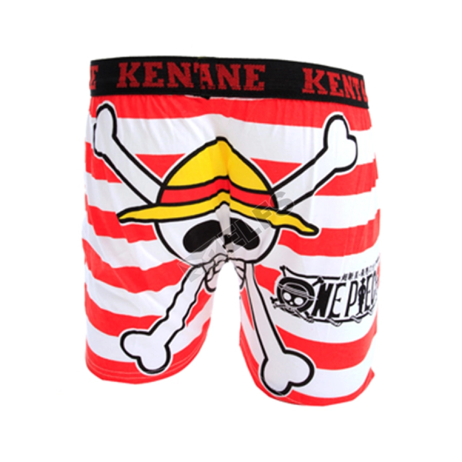 BOXER MOTIF Boxer Pria Dewasa Celana Dalam Santai One Piece Pirates Merah Cabe 1 xk_one_piece_pirates_mc_0