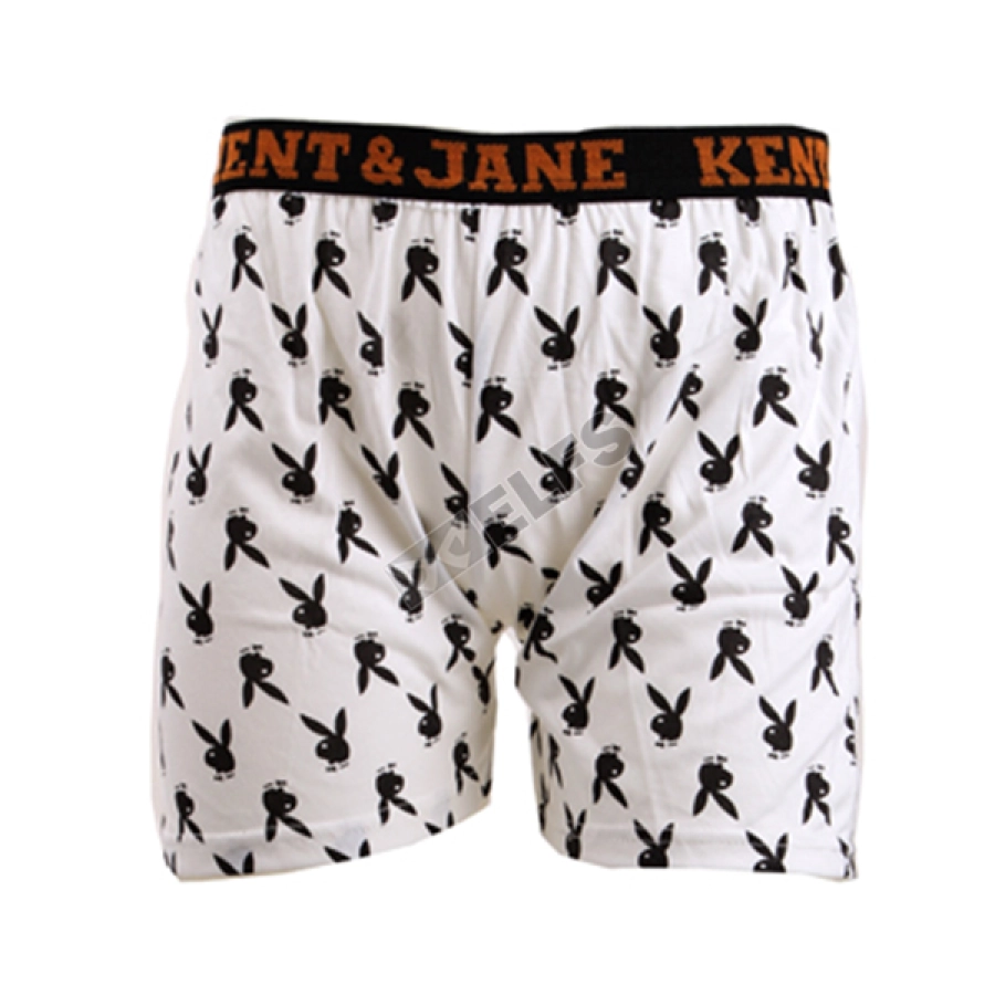 BOXER MOTIF Boxer Pria Dewasa Celana Dalam Santai Playboy Pattern Putih 1 xk_playboy_pattern_px_0