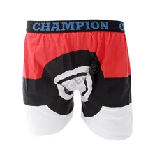 BOXER MOTIF Boxer Pria Dewasa Celana Dalam Santai Pokeball Merah Cabe