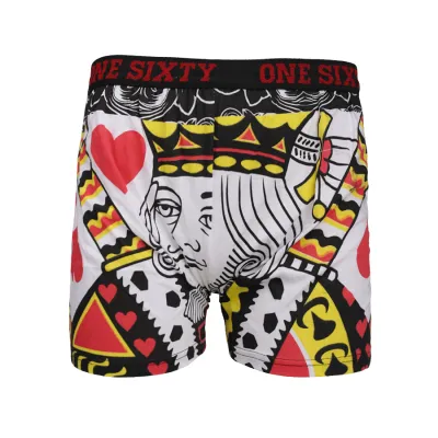 BOXER MOTIF Boxer Pria Dewasa Celana Dalam Santai Poker King Hitam 1 xk_poker_king_hx_0