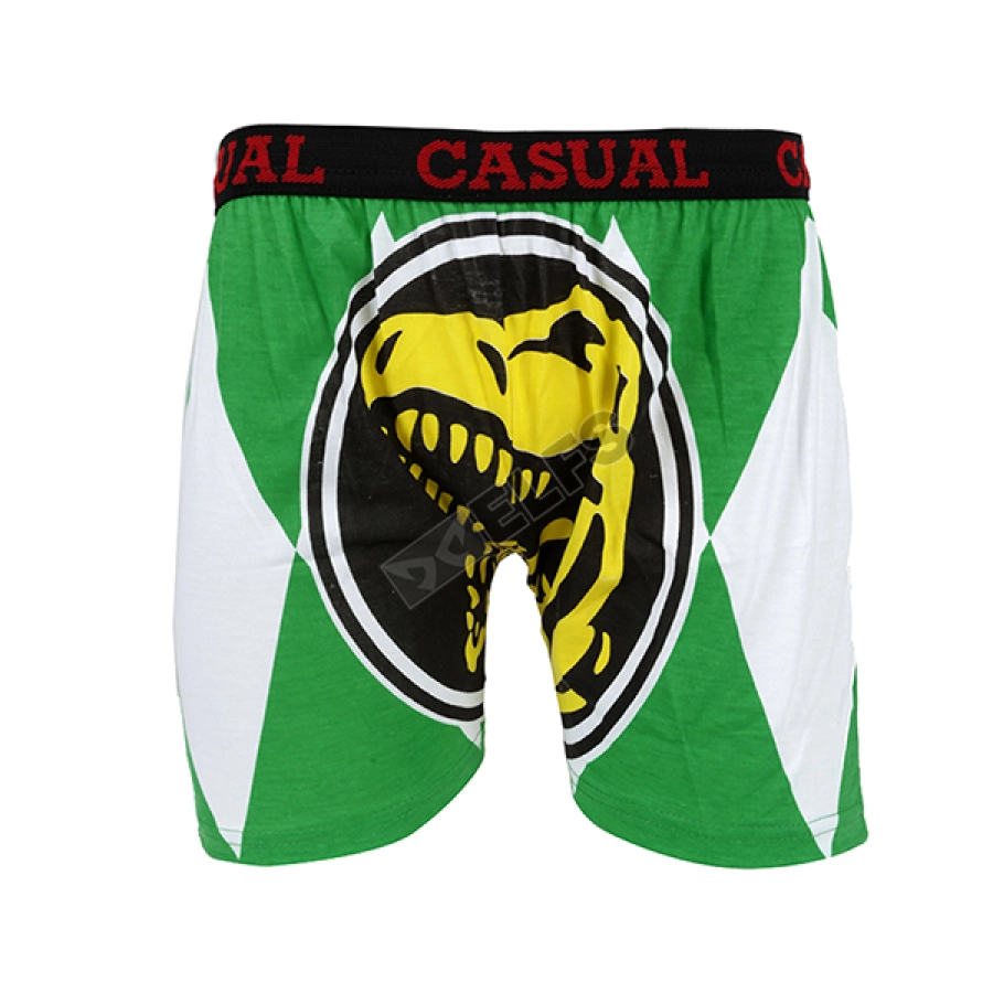 BOXER MOTIF Boxer Pria Dewasa Celana Dalam Santai Power Ranger Hijau Tua 1 xk_power_ranger_it_0