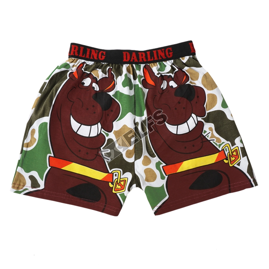 BOXER MOTIF Boxer Pria Dewasa Celana Dalam Santai Scooby Doo Coklat Tua 2 xk_scooby_doo_ct_1_copy