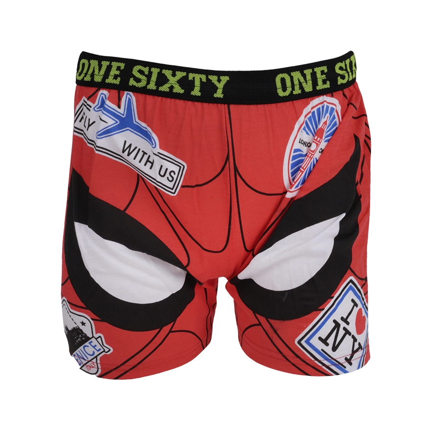 BOXER MOTIF BOXER PRIA DEWASA CELANA DALAM SANTAI SPIDERMAN MERAH CABE<br> 1 xk_spiderman_mc0