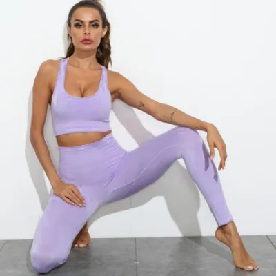 CELANA TRAINING PANJANG SETELAN OLAHRAGA WANITA SPORTS BRA + LEGGING YOGA GYM FITNESS ZUMBA UNGU PASTEL<br> 1 yoga_set_up0